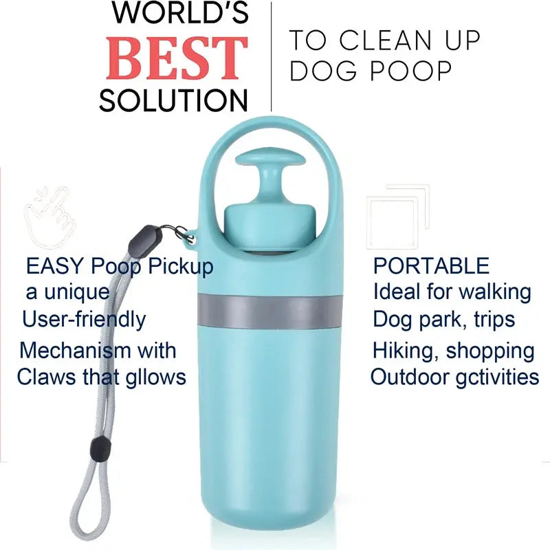 Portable Poop Scooper Build In Bag Dispenser - UNINEED
