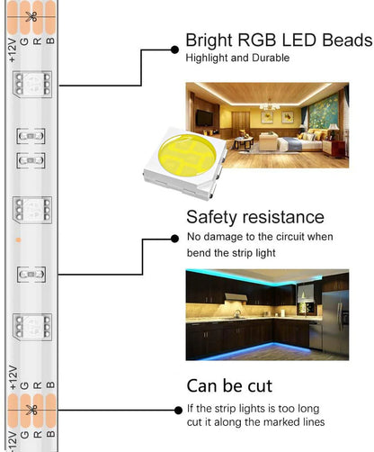 RGB LED light strip - UNINEED