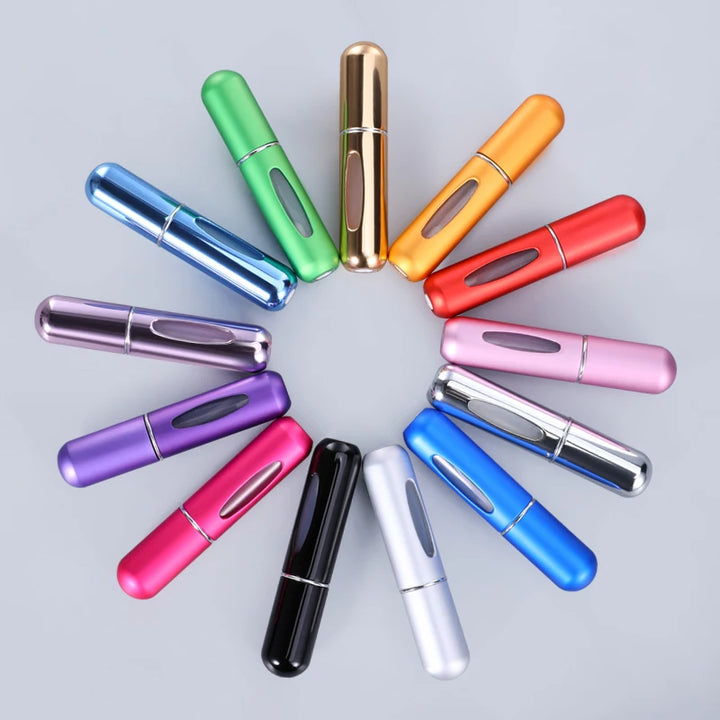 5Ml Portable Mini Refillable Perfume Atomizer Aluminum Perfume Bottle Portable Perfume Spray Bottle Travel Parfume Mini Bottle