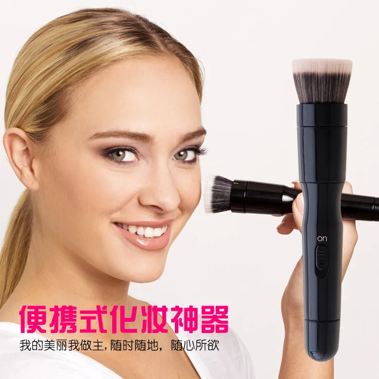 Beauty tool for beauty makeup artist with 3 brush heads portable automatic makeup brush gift box packaging UNINEED