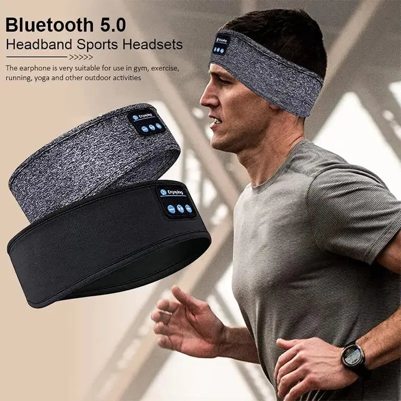 Bluetooth Earphones Sports Sleeping Headband - UNINEED