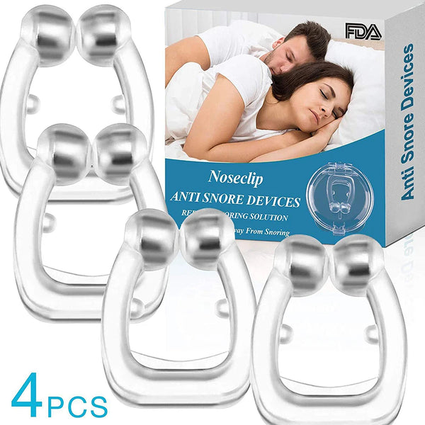 Silicone Magnetic Anti Snoring Nasal Dilator Stop Snore nose clip Aid Easy Breathe Improve Sleeping For Men/Women beauty health UNINEED