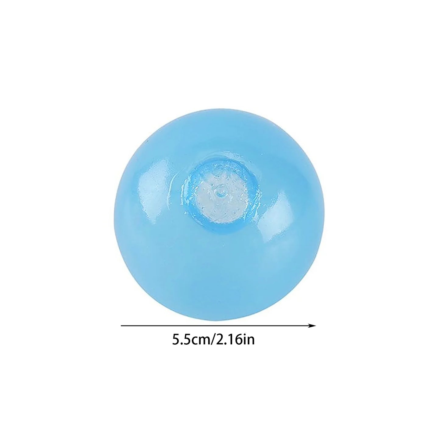 6pcs of luminous ceiling adhesive target balls - UNINEED