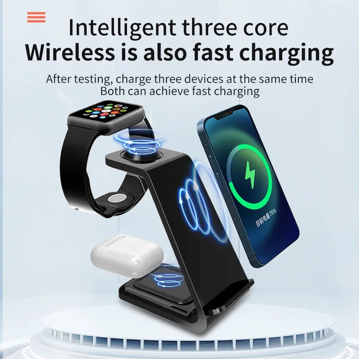 100W Wireless Charger 3 In 1 Stand Dock - UNINEED