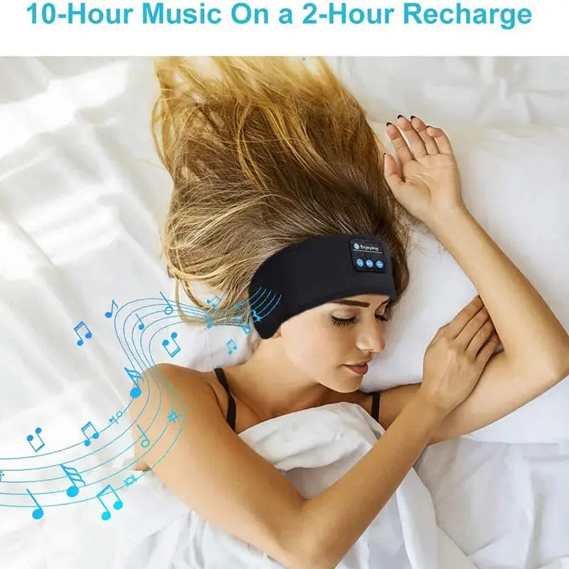 Bluetooth Earphones Sports Sleeping Headband - UNINEED