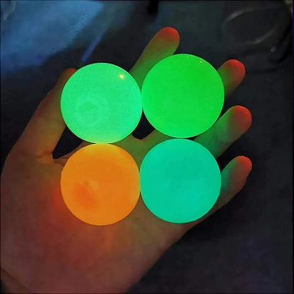 6pcs of luminous ceiling adhesive target balls - UNINEED