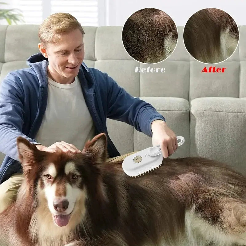 Pet Steam Massage  Brush - UNINEED