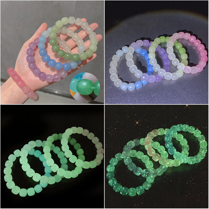 Luminous Bracelets  Light Glowing Beads Bangle Couple Gift - UNINEED