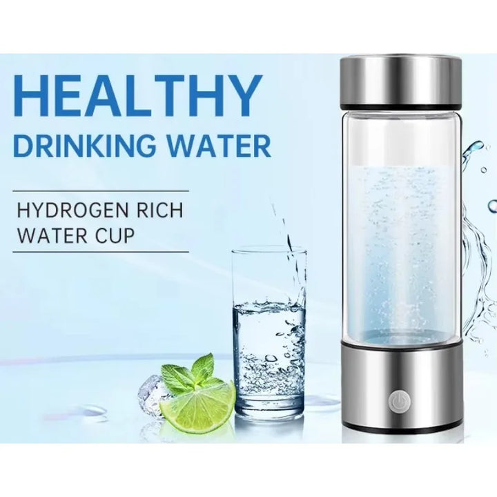 Hydrogen water bottle Wholesale Manufacturer Blue Portable Alkaline Purifier Inhaler Generator Hydrogen Rich Water Bottle Cup UNINEED