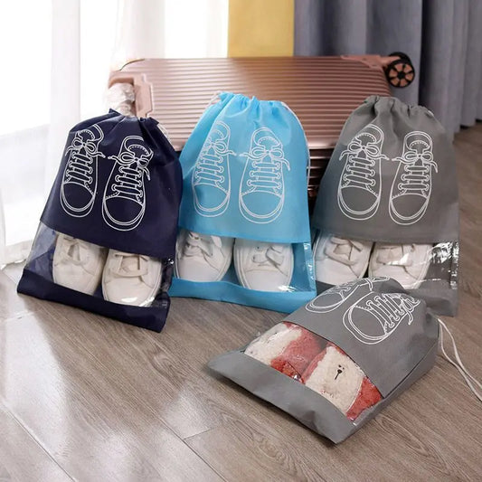 Shoe Storage Bag With Thickened Non-woven Fabric - UNINEED