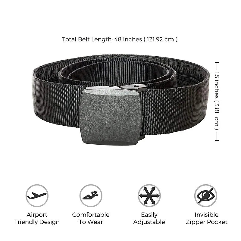 Hidden Money Strap Belt - UNINEED