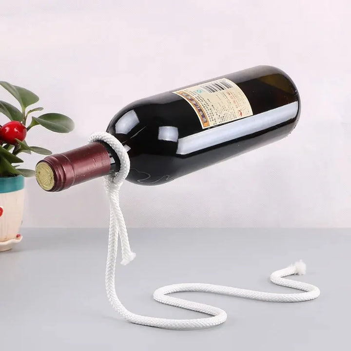 Rope Red Wine Rack Snake Bracket Wine Bottle Holder Modern Style For Home Decoration Table Decor Wine Cabinet Display UNINEED