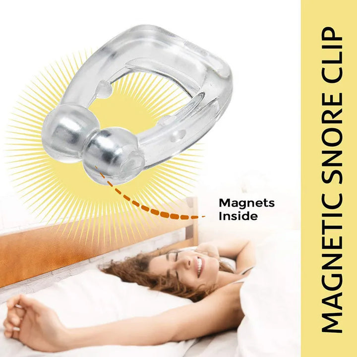 Silicone Magnetic Anti Snoring Nasal Dilator Stop Snore nose clip Aid Easy Breathe Improve Sleeping For Men/Women beauty health UNINEED