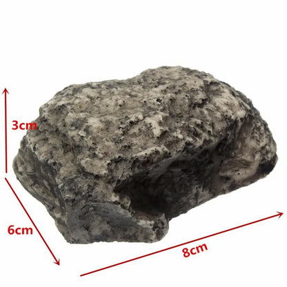 Garden Stone Hide a Spare Key Fake Rock Camouflage Stone Diversion Looks Like Real Stone Safe for Outdoor Yard, Geocaching UNINEED