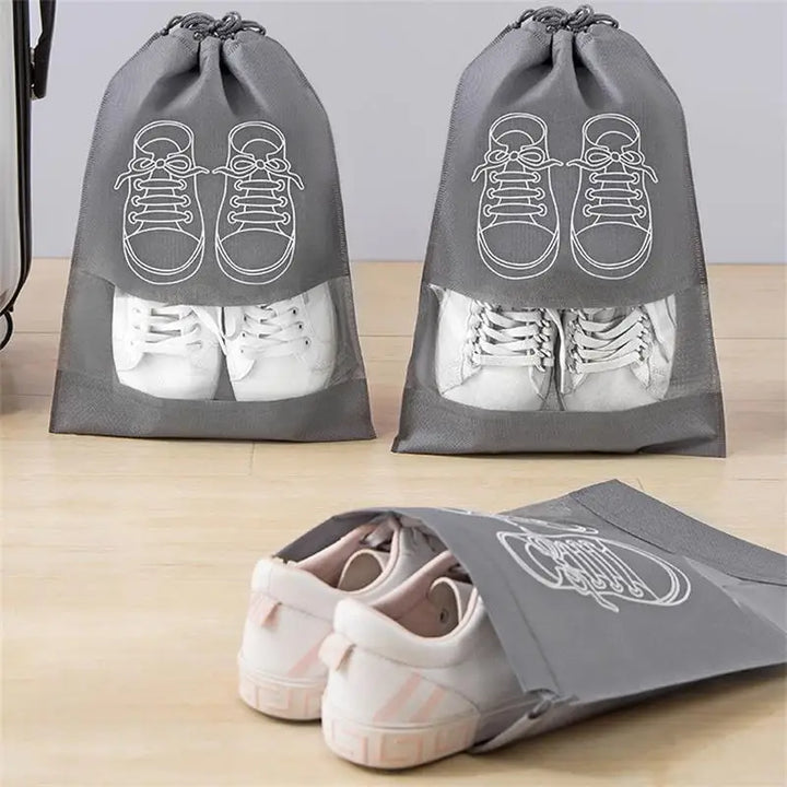 Shoe Storage Bag With Thickened Non-woven Fabric - UNINEED