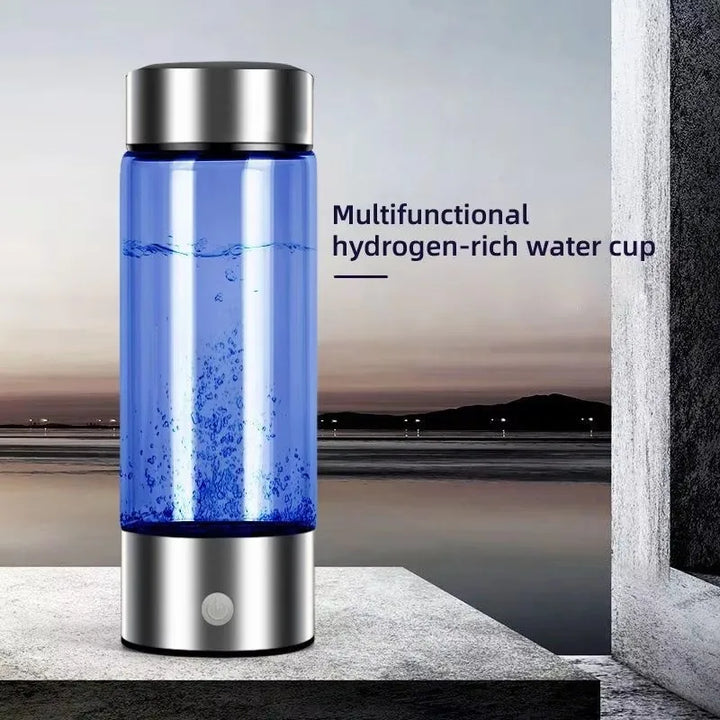 Hydrogen water bottle Wholesale Manufacturer Blue Portable Alkaline Purifier Inhaler Generator Hydrogen Rich Water Bottle Cup UNINEED