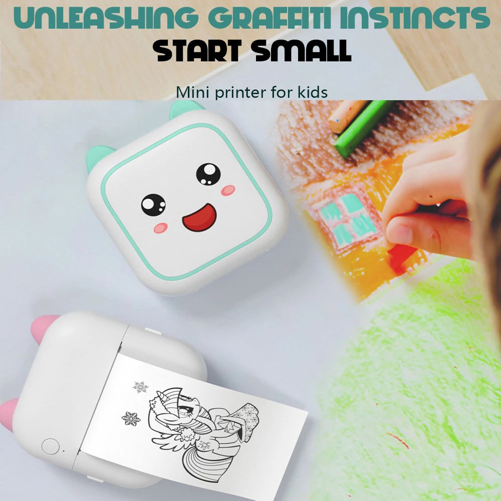 Portable Mini Thermal Printers  Label Printer - UNINEED