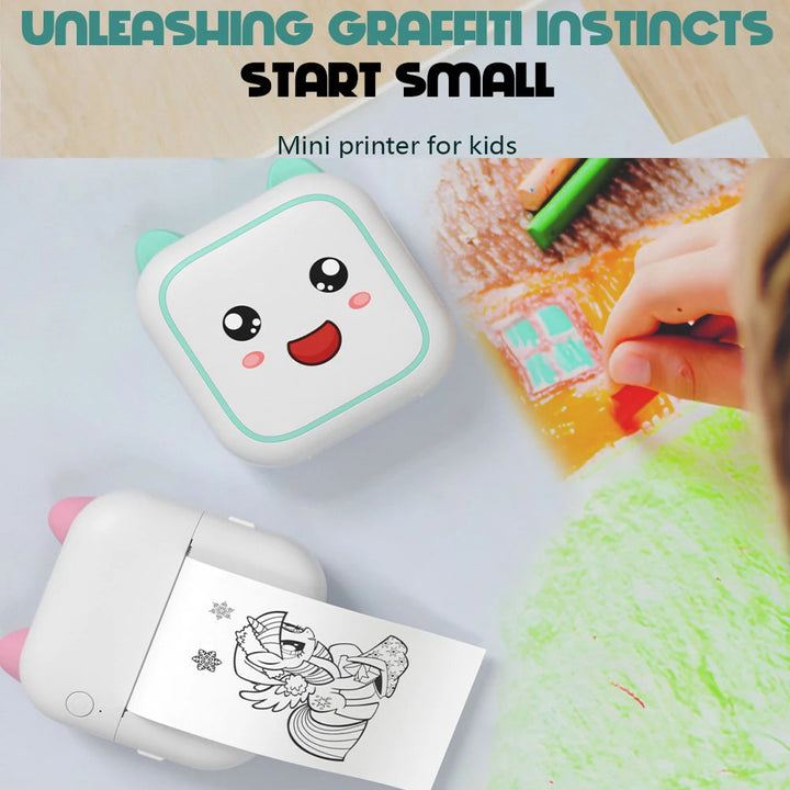 Portable Mini Thermal Printers  Label Printer - UNINEED