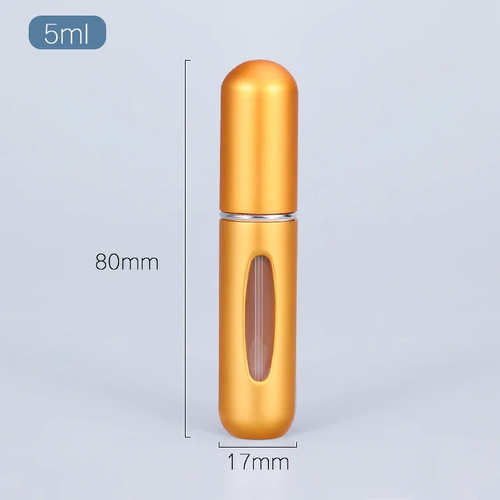 5Ml Portable Mini Refillable Perfume Atomizer Aluminum Perfume Bottle Portable Perfume Spray Bottle Travel Parfume Mini Bottle